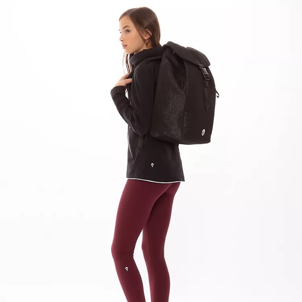 Ivivva by Lululemon Where to Next Backpack 20L black glitter sparkle